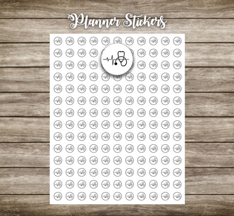 Planner stickers- Doctors appointment/stethoscope