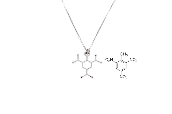 Trinitrotoluene TNT Molecular Necklace